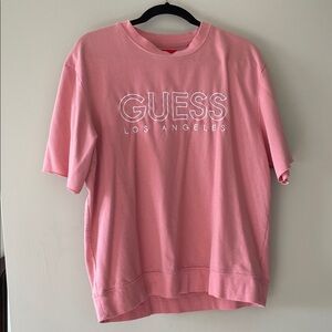 Guess Pink Tee Size XL
